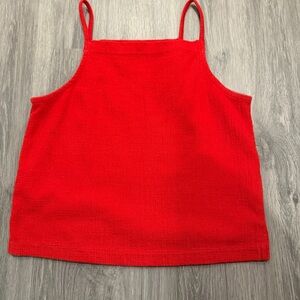 Madewell Texture & Thread Apron Top Size XXS